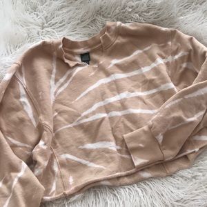 Wild Fable Tie Dye Cropped Sweatshirt